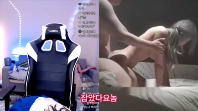 뚱남 스폰에 조건뛰다 딱걸린 존예여캠 BJ